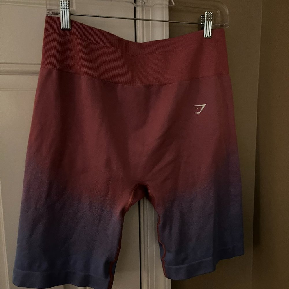 Gym Shark Pink/Blue Shorts (XL)